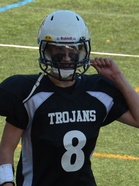 Trojansin qb Heikki Toivola.