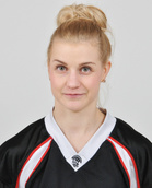 Laitahyökkääjä Terhi Mäkinen vastasi Trojansin heittomaalista sunnuntaina Oulussa.