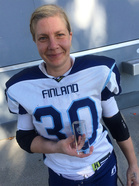 MM-kisojen USA-ottelun arvokkain pelaaja: Tiina Möttönen.