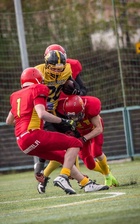 Mikkeli Bouncersin Ilkka Jämsä (20) oli lauantaina tuttuun tapaan päähenkilö mikkeliläisten hyökkäyksessä. Jämsä teki joukkueelleen yhteensä 14 pistettä.
Kuva: Petri Lyytikäinen