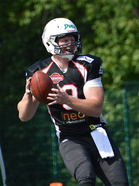 Max Shortell johti ensimmäisessä ottelussaan Trojansin hyökkäyksen 304 heittojaardiin. Kuva: Kari Toivonen