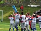 Wasa Royals riemuitsee Botnia Bowl -kirnun kera. Kuva JP Peltokangas