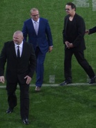 Vas. Klaus Alinen, Marko Vartiainen ja Keijo Kaurissaari.