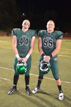 Säkityskaksikko Valasti (oik.) ja Dylan Gilfoy poseeraamassa.