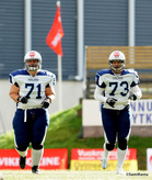 Riikka Koskenniemi (vas.) ja Suvi Mäntyniemi valittiin kaudella 2016 Naisten Vaahteraliigan all starsiin ja kaksikko kuului myös maajoukkueen runkopelaajiin syksyn Ruotsi-ottelussa. Kuva: Sami Ranta