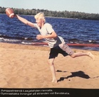 Kokkolan rannoilla on jenkkifutis lentänyt aiemminkin mm. Laajalahti beachillä. Kuva:Kokkolan museokortteli