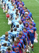 2006 vuoden ystävyysottelun loppukättelyt.