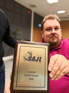 Vuoden nuori - Marno Raudver. Palkinnon vastaanotti pj Vento.