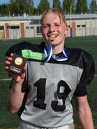 Game MVP Leevi Markkanen, Jaguaarit.Valokuva:SAJL