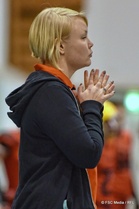 Elina Kero Aalto Predatorsin sivurajalla tammikuussa 2016.
Kuva: FSC Media / Riku Flink