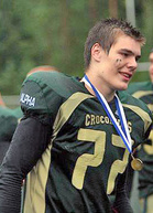 Game MVP Filip Zakov Crocodiles. Valokuva:crocodiles.fi