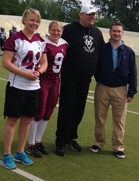 Elina Kero, Paula Lehtinen, Mika Eloranta ja SAJL pj Roope Noronen