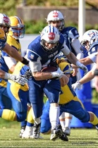 Veikka Lehtonen teki 18 pistettä ja palkittiin ottelun arvokkaimpana pelaajana.
Kuva: FSC Media / Riku Flink