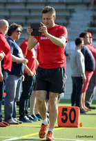 Olli Jussila teki vuosien ajan merkittävää työtä Roostersin fysiikkavalmentajana. Nyt Jussila ottaa osaa Marinesin fysiikkaharjoittelun ohjaamiseen.
Kuva: Sami Ranta