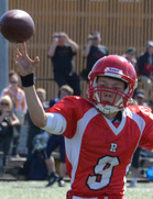 Roostersin qb Arno Murtomäki.