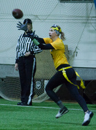 Kuva: Lasse Karjalainen
Bouncersin Anni Suutari on paitsi nopea myös varmakätinen laitahyökkääjä